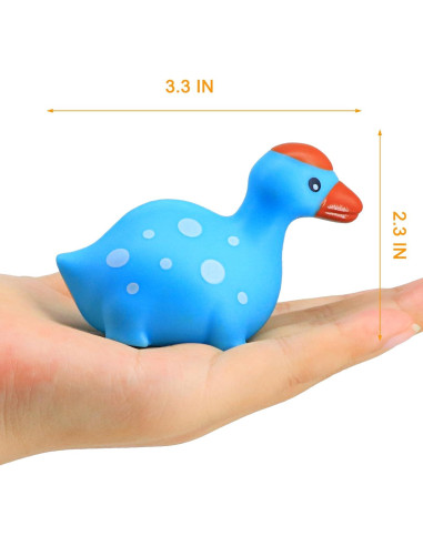 Juguetes de Baño VIBOYLAR Dinosaurios Iluminados 6 Piezas