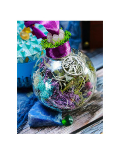 Bola de Bruja Morada Nosadi 10 cm Protección Energética