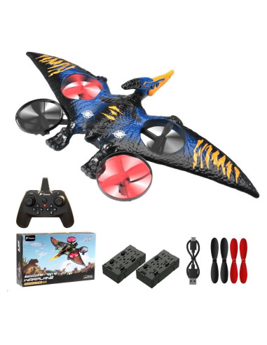 Aviación RC Dragón Juguete Volador 30.99x19.56cm Azul