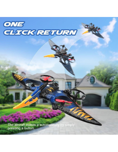 Aviación RC Dragón Juguete Volador 30.99x19.56cm Azul