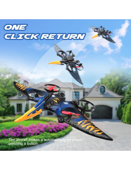 Aviación RC Dragón Juguete Volador 30.99x19.56cm Azul