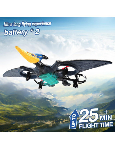 Aviación RC Dragón Juguete Volador 30.99x19.56cm Azul