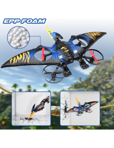 Aviación RC Dragón Juguete Volador 30.99x19.56cm Azul