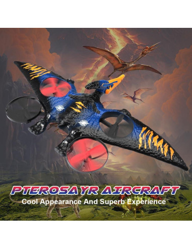 Aviación RC Dragón Juguete Volador 30.99x19.56cm Azul