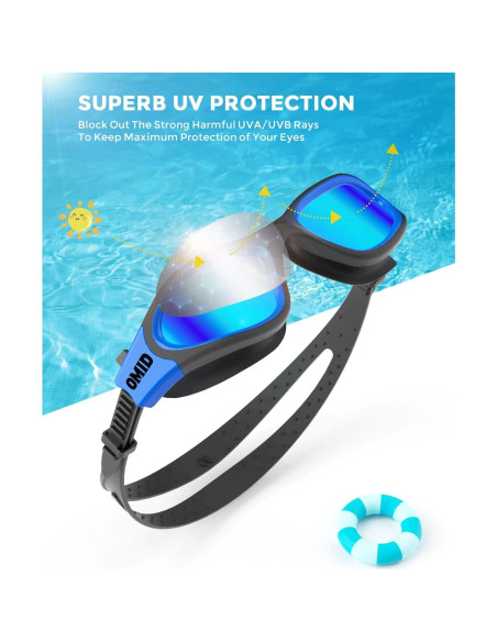 Gafas de natación OMID P2mini polarizadas para niños 6-14 años Gafas de natación OMID P2mini polarizadas para niños 6-14 años