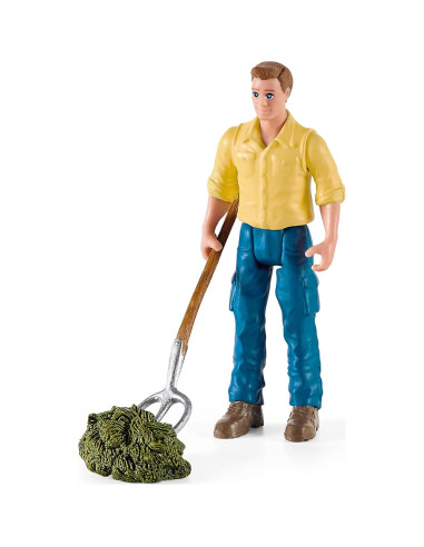 Set de Juego Lavado de Vaca Feliz Schleich 16 Piezas