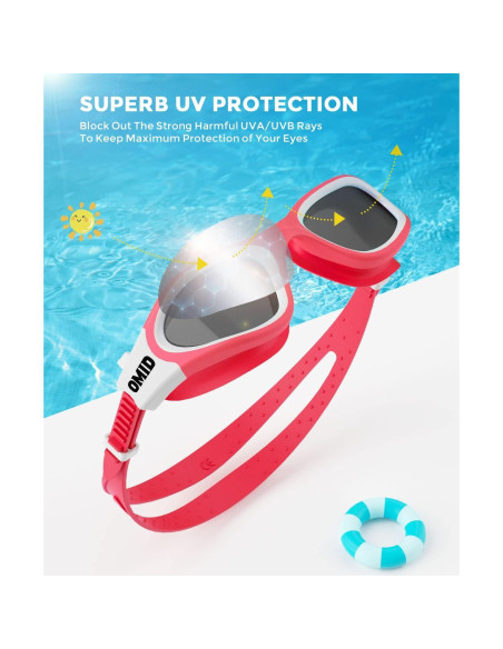 Gafas de natación OMID P2mini para niños, polarizadas y cómodas Gafas de natación OMID P2mini para niños, polarizadas y cómodas