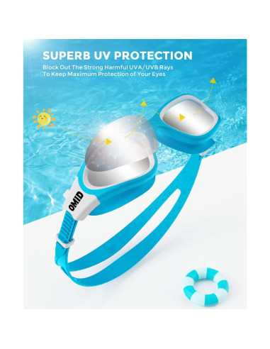 Gafas de natación OMID P2mini para niños, polarizadas y cómodas