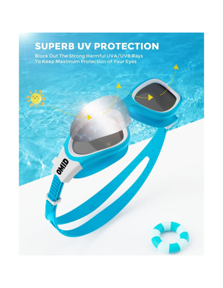 Gafas de natación OMID P2mini para niños, polarizadas y cómodas Gafas de natación OMID P2mini para niños, polarizadas y cómodas