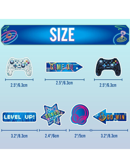 Adornos para Cupcakes WERNNSAI 35 Piezas Videojuegos