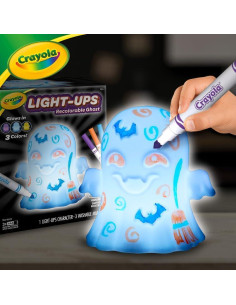 Crayola Light-Ups Fantasma Recolorable con Marcadores Lavables 2