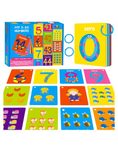 Tarjetas de Flash de Números 0-50 SpriteGru - Aprendizaje Divertido