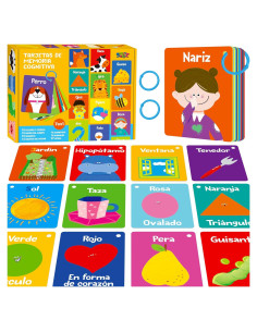 51 Tarjetas Cognitivas SpriteGru para Bebés en Español