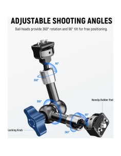 Brazo Mágico Articulado NEEWER ST07 18 cm 360 para Cámara 2