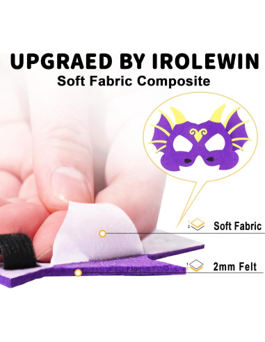 Disfraz de Dinosaurio iROLEWIN con Capa y Máscara para Niños