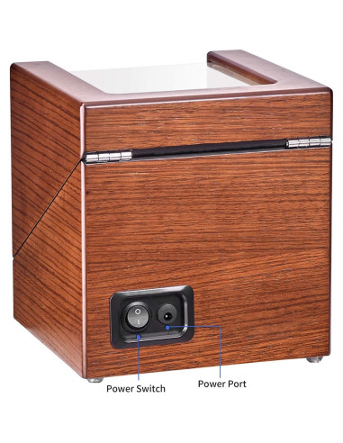 Winder de Reloj Doble JQUEEN S220EB Silencioso 18x18x20cm