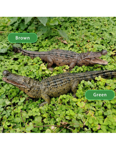 Cocodrilo Gigante EOIVSH 38 cm Realista con Mandíbula Móvil