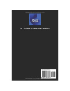 DICCIONARIO GENERAL DE DERECHO (Spanish Edition) 2