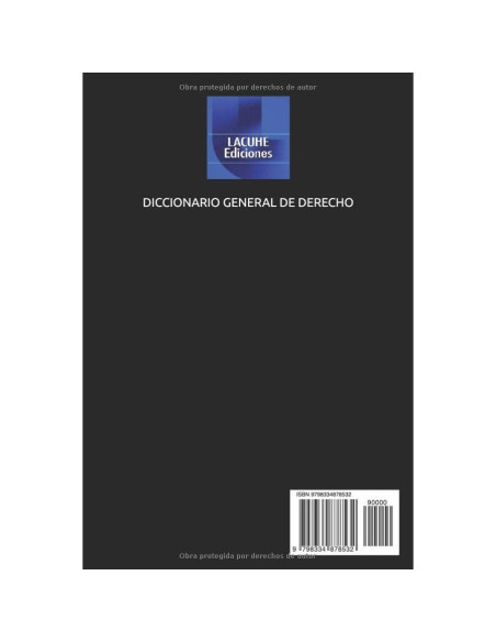 DICCIONARIO GENERAL DE DERECHO (Spanish Edition)