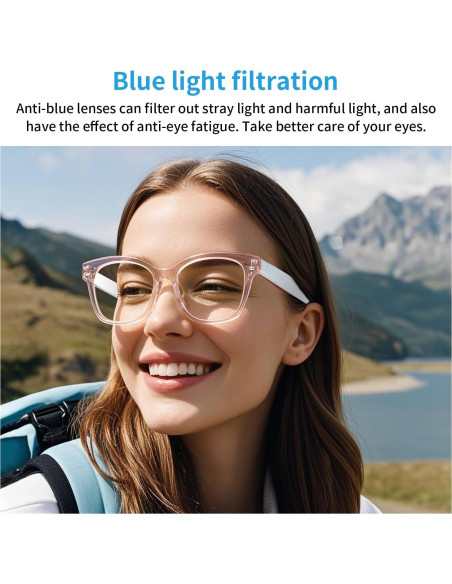 Gafas Inteligentes Bluetooth AI GS03 con Traducción 110+ Idiomas Gafas Inteligentes Bluetooth AI GS03 con Traducción 110+ Idiomas