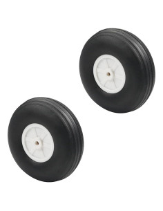 Juego de Ruedas Fielect 2 Pcs 7.62 cm Neumáticos RC