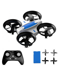 Drone Mini SKYKING Azul para Niños con Volteretas 3D