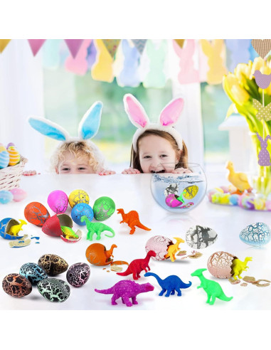 60 Rellenos de Pascua iGeeKid Huevos de Dinosaurio Mágicos