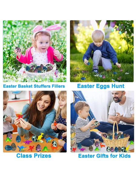 60 Rellenos de Pascua iGeeKid Huevos de Dinosaurio Mágicos