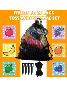 Juego de Lanzamiento de Frutas RaboSky 6 Bolsas 0.29kg 2