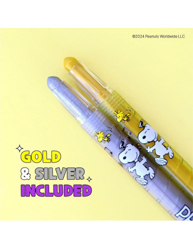 Crayones Twist-Up Peanuts 24 Colores No Tóxicos