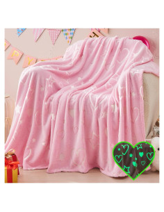 Manta Rosa Brillante Inhand 76x102 cm para Niñas