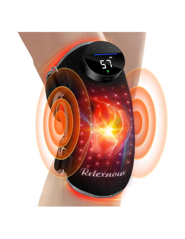 Férula de Rodilla RELEXNOW con Luz Roja y Masaje Inalámbrico