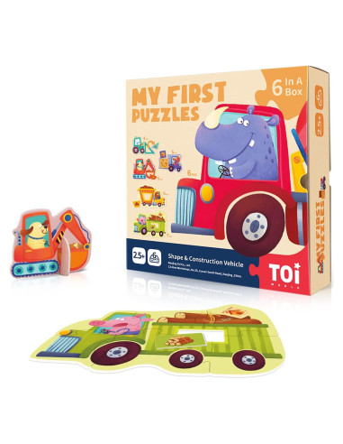 Rompecabezas TOI 6 Piezas Grandes Animales 2.5+