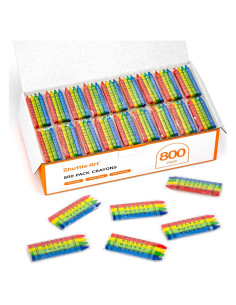Conjunto de Crayones Shuttle Art 800 Crayones Multicolor