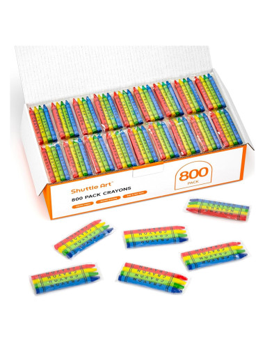 Conjunto de Crayones Shuttle Art 800 Crayones Multicolor