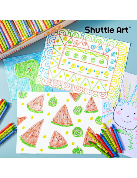Conjunto de Crayones Shuttle Art 800 Crayones Multicolor