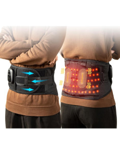 Cinturón Masajeador Inalámbrico Oramuon XL con Calor y Luz Roja 2