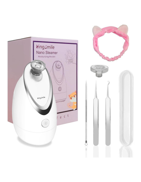 Vaporizador Facial Kingsmile 3 en 1 Compacto con Aromaterapia