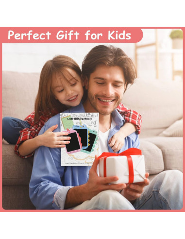 Tableta de Escritura LCD Fullware 10 Pulgadas Unicornio Rosa