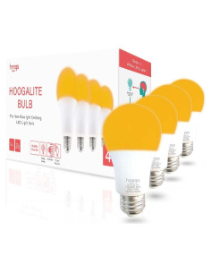 Bombilla LED Hooga Sleep Ámbar 1W 4-Pack E26 A19