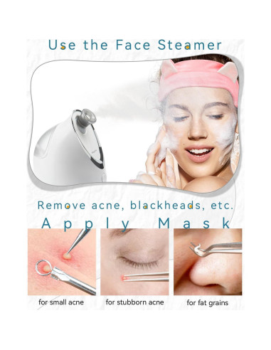 Vaporizador Facial Kingsmile 3 en 1 Compacto con Aromaterapia