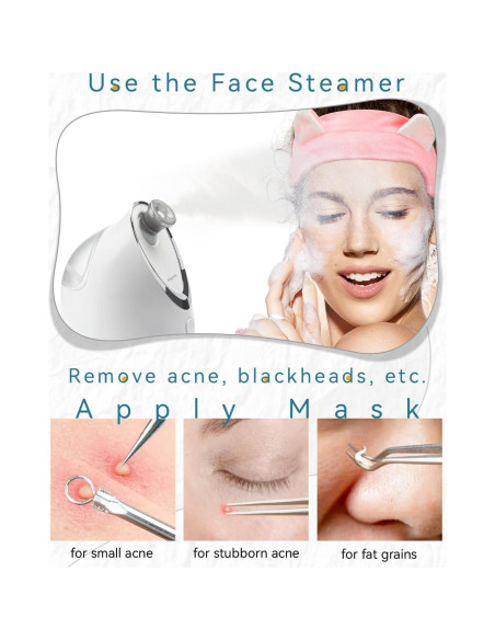 Vaporizador Facial Kingsmile 3 en 1 Compacto con Aromaterapia