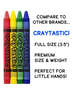 Paquete de 450 Crayones Premium Craytastic! 4 Colores 2