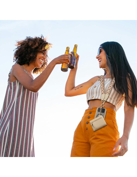 Correa Cruzada Diaclara para Teléfono con Bolsa Verde Oscuro Correa Cruzada Diaclara para Teléfono con Bolsa Verde Oscuro