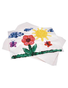 Papel para Pintura con Dedos Colorations 28 x 41 cm - 250 Hojas