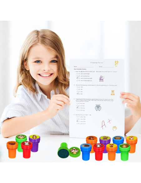 Sellos de Fiesta Cinrobiye 24 PCS Animales del Bosque