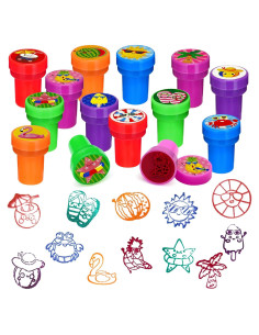 Sellos de Fiesta de Playa Cinrobiye 24 Piezas Tropicales