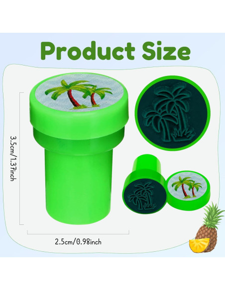 Sellos Luau Hawaiano 24 Pcs Cinrobiye para Fiesta Tropical