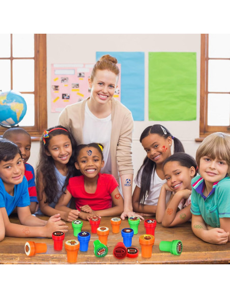 Sellos Temáticos de Deportes Cinrobiye 24 Pcs Pre-Inkados