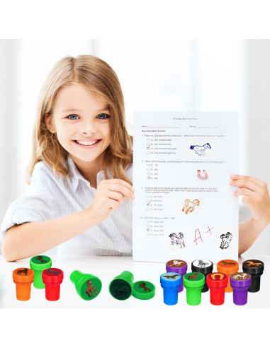 Sellos de Caballo Cinrobiye 24 Pcs para Fiestas y Manualidades